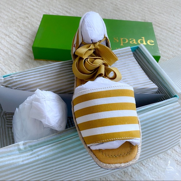 NWT Kate Spade Chandra lace up sandals - Picture 12 of 16